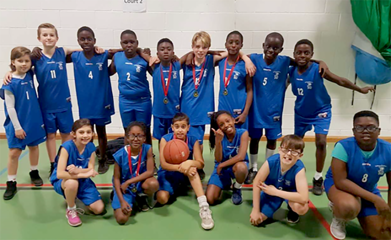 The Valence Primary School Basketball Squad