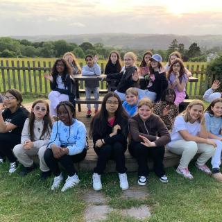 The girls had a great day yesterday, all settled in now and enjoying Trewern.