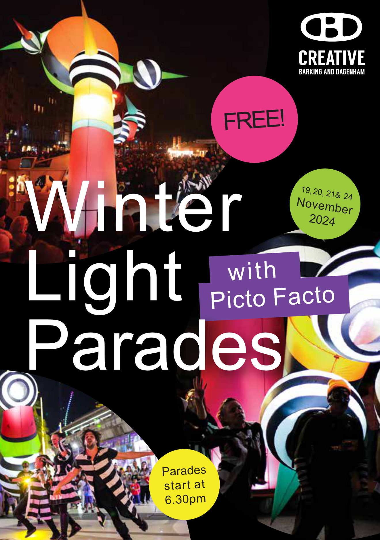 Winter Light Parades Poster